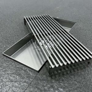 Stainless Steel Deodorant Shower Floor Drain Linear With Removable Heel Guard Grate