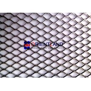 Durable Expanded Metal Wire Mesh , Expanded Metal Screen Slip Resistant Surface