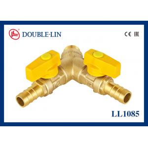 Male X Double Hose Connector HPB 57-3 Two Way Gas Valve
