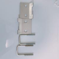 China Polishing Treatment Stainless Steel Beam Clamps Custom Right Angle Beam Electrogalvanized on sale