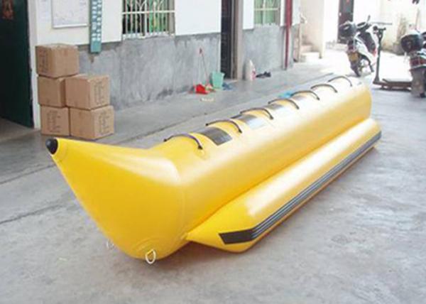 7 Persons 0.9 mm PVC tarpaulin Banana Boat Inflatable Fly Fish Boats Water Race