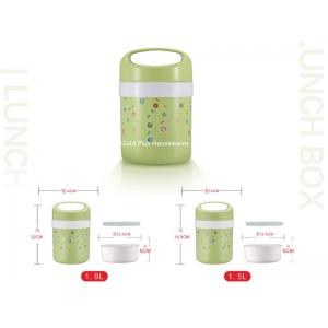 Easy to clean kids food flask lunch box vacuum insulated stainless steel soup pot jar for children with flowers pattern