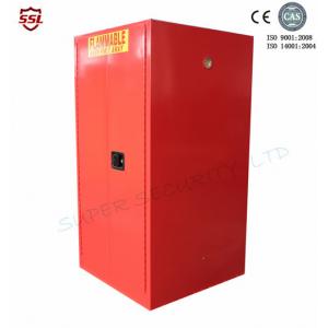 China Red Paint &amp; Ink Chemical Storage Cabinet For Flammable Liquids , 60 Gallon wholesale