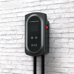 RFID Card Swipe Wall Mounted EV Charger Car Charging Points With Type B RCD
