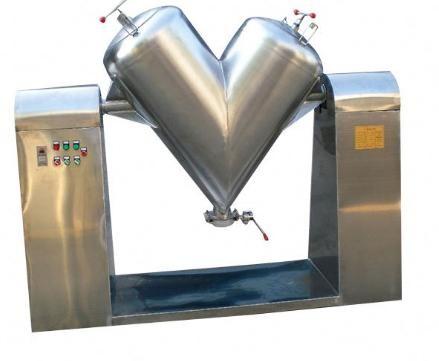 Stainless Steel V Type Powder Mixer Machine Chemical Dry Powder Mixing Equipment