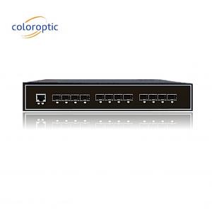 China Industrial Intelligent Ethernet Switch With 8GE SFP 4 Ports 10GE SFP+ 1 Console supplier