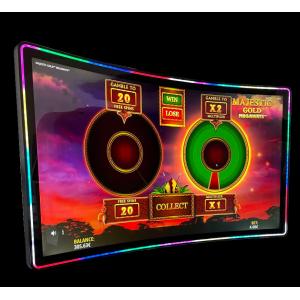 China 43 R1500 Curved Touch Screen Monitor LED Halo For Gaming Casino Kiosks supplier