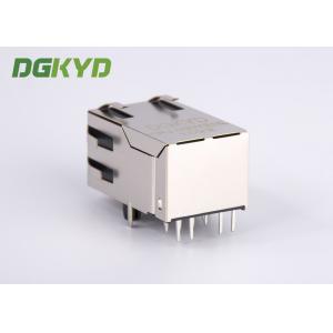 China DGKYD311B029DB1A4DN PCB Mount Integrated Magnetics RJ45 Jack Module Tab Up Cat5 Ethernet Socket OEM supplier