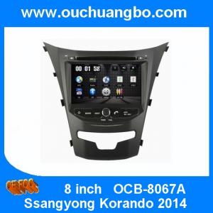 Ouchuangbo 8&quot;Touch Screen DVD Radio Player Ssangyong Korando 2014 GPS Navi Bluetooth iPod SD USB SWC OCB-8067A