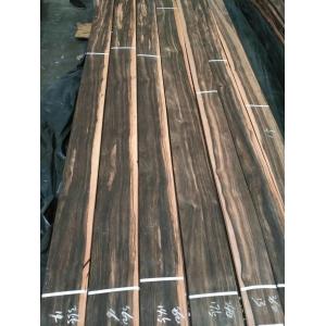 China Quarter wood veneer Door Skin Makassar Ebony wood veneer supplier