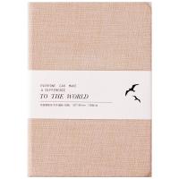 China Pocket Size Fine Linen Cover Notebook , Waist Band Wide Ruled Notebook on sale