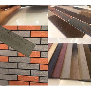Exterior  3.0mm Soft Flexible Ceramic Tile Building Facing Bricks Antiwear