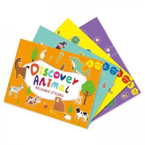 Removable Reusable Preschool Books Children Learning Toy Eco Friendly