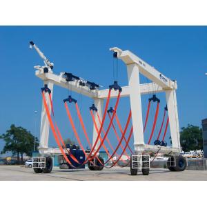 Pendant Control 37KW Yacht Lifting Crane 20 Tons For Houseboat