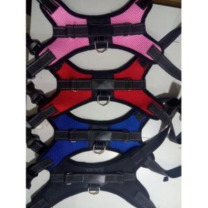 Reflective Nylon Dog Harness , Adjustable Dog Harness Pet Vest With Soft Handle