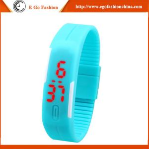 China LED Sports Watch Quartz Watch Casual Watch Silicone Strap Candy Color OEM Watches Unisex supplier