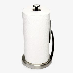 China Matt  Free Standing Toilet Tissue Holder Good Grips Tear Standing Paper Towel Holder supplier