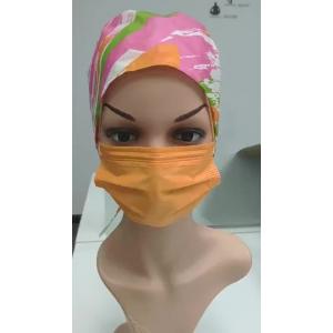China EN14683 2019 Disposable Orange Surgical Colorful Medical Face Mask CE Adult Class II Personal Respiratory Protection 3 Years S&J supplier