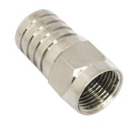 China RG6 Crimp On Coaxial Cable Connector, Compression Type TV Branch Distributor Joint on sale