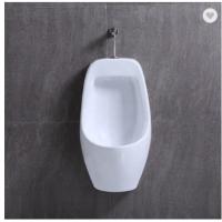 China DC AC Induction Men Urinal Toilet Oval Waterless Wall Hung Urinal Bowl on sale