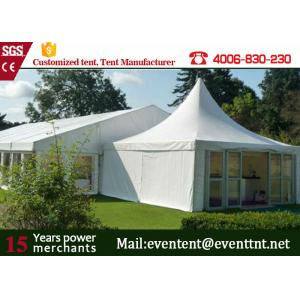 China Folding Pagoda Party Tent Inflatable Aluminum Alloy For Luxury Hotel Transparent supplier