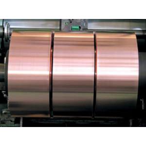 0.05mm Thickness Copper Foil Strips , Mill Finish Battery Copper Foil Laminate