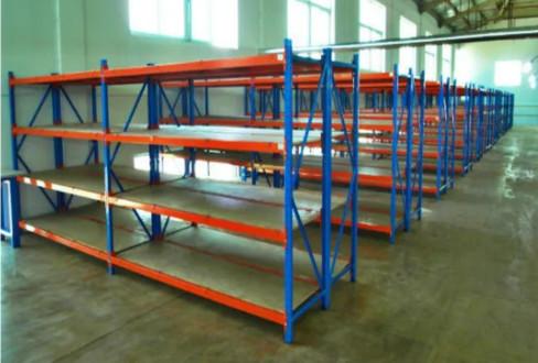 Medium Heavy Duty Long Span Warehouse Metal Storage Rack Manufacturer