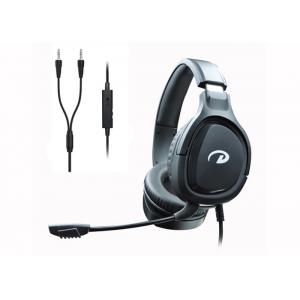 Soft Earmuffs PC Gaming Headphone 3.5 Two Plugs Wired