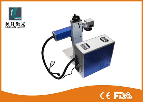 Barcode Laser Printing Laser Etching Metal Marking Machine Durable