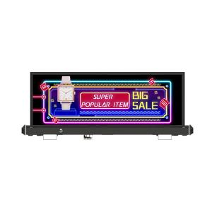 China Outdoor LED Advertising Display P2.5 Taxi Roof LED Display Weatherproof supplier