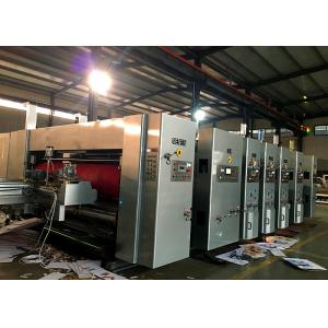 China Impresión acanalada de Flexo del alimentador automático de la caja del cartón que ranura la carpeta que corta con tintas Gluer que lía la máquina wholesale