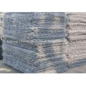Rust Resistance Galvanized / Pvc Pipe 2.0mm Gabion Wall Cages