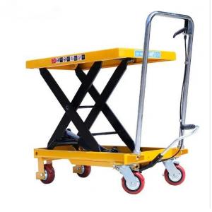 Material Tool 800kg Manual Scissor Lift Lifting Table Hydraulic Platform Lift Table