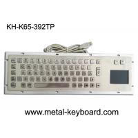 China Stainless Steel Panel Mount Kiosk Laptop Mechanical Keyboard IP65 USB Connection Plug on sale