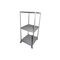 China Industrial 2 Tier Caster Steel Pipe Rack By Aluminum Pipe And Pipe Joints on sale