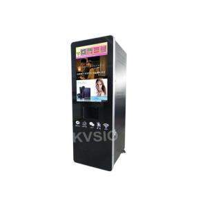 China Bean To Coffee Commercial Vending Machines , Coffee Vendo Machine With Bill Acceptor supplier
