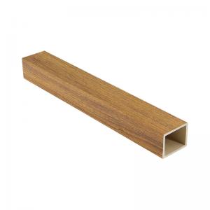 Interior Decoration WPC Timber Tube Non Toxic Waterproof 50x40mm