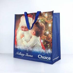 China Reticule Polypropylene Woven Bag 170Gsm Laminated Woven Gift Bags Recyclable supplier