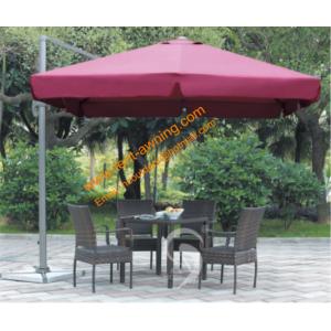 Aluminum Waterproof Garden Cantilever Umbrella Outdoor Patio Umbrella