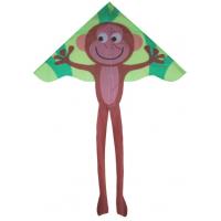 China Monkey Parttern Delta Wing Kite Colorful With Fiberglass Frame 130*180cm on sale