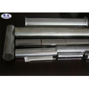 China Metal Perforated Stainless Steel Pipe For Liquids / Solids / Air Filtration supplier