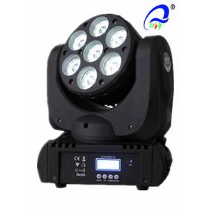 China 7 Pc 12W 4in1 LED Mini Moving Head Light RGBW Wash Light Disco LED Stage Lighting supplier
