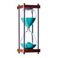 China 120 240 Minute Wooden Hourglass 1 Hour Sand Timer Hourglass for Decorative on sale