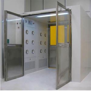 China Customized Four People 120V Cargo Cleanroom Air Shower supplier