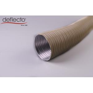 500mm Semi Rigid Flexible Duct / Flexible Heating Duct With Resin Coated
