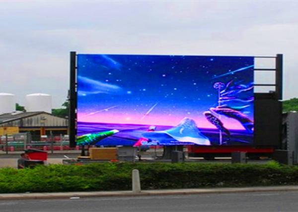 P10 Full Color Outdoor LED Advertising Screens 6000nits Brightness LED Display