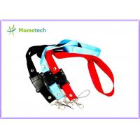 China High quality gifts promotional printed lanyard neck strap USB flash drive for factory workers on sale