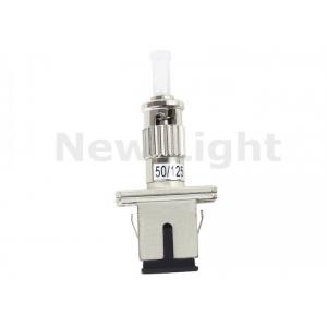 Good Reusability ST TO SC Fiber Adapter , Flange Coupling Adapter With Square Metal Cover