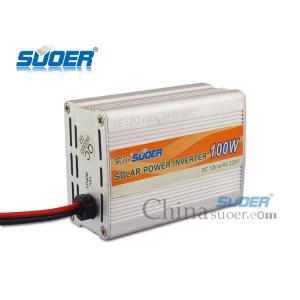 China Suoer DC 12V to AC 220V Inverter 100W Car Power Inverter supplier