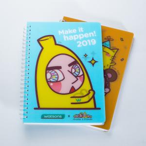 China A5 A4 Estándar Cuaderno 3D barato Personalizado 3D Cuaderno de diario Panda wholesale